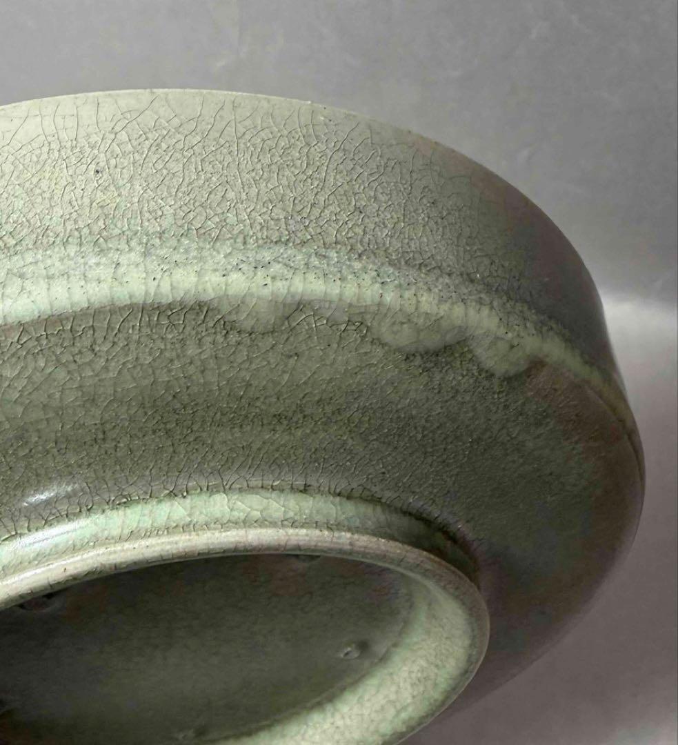 中国 高台付盥形盤(洗筆)　f2260125