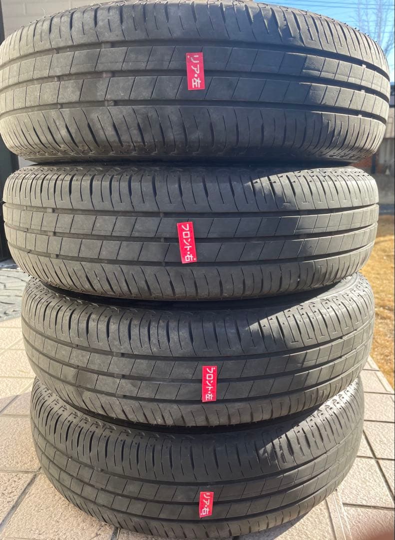 ヤ*ん様 ★ HONDAホンダバモス純正アルミホイールブリヂストンエコピアセット