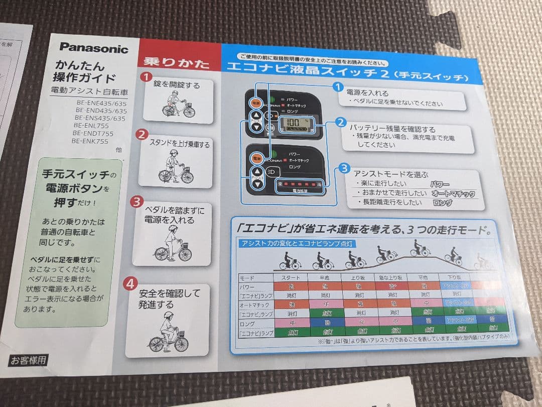 ★matsuです！Panasonic　電動アシスト自転車　ギュット