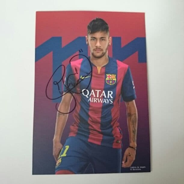 本物！ ネイマールサインカード