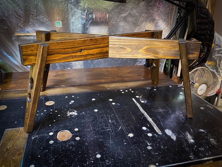 シマノICE BOX22ℓ専用ウッドスタンド