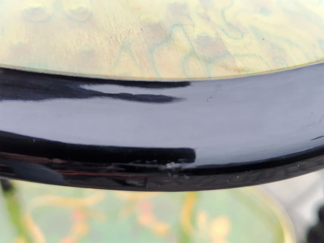 イタリア製 DOMANI ドマン　キャスター付　象嵌ワゴン　キッチンワゴン