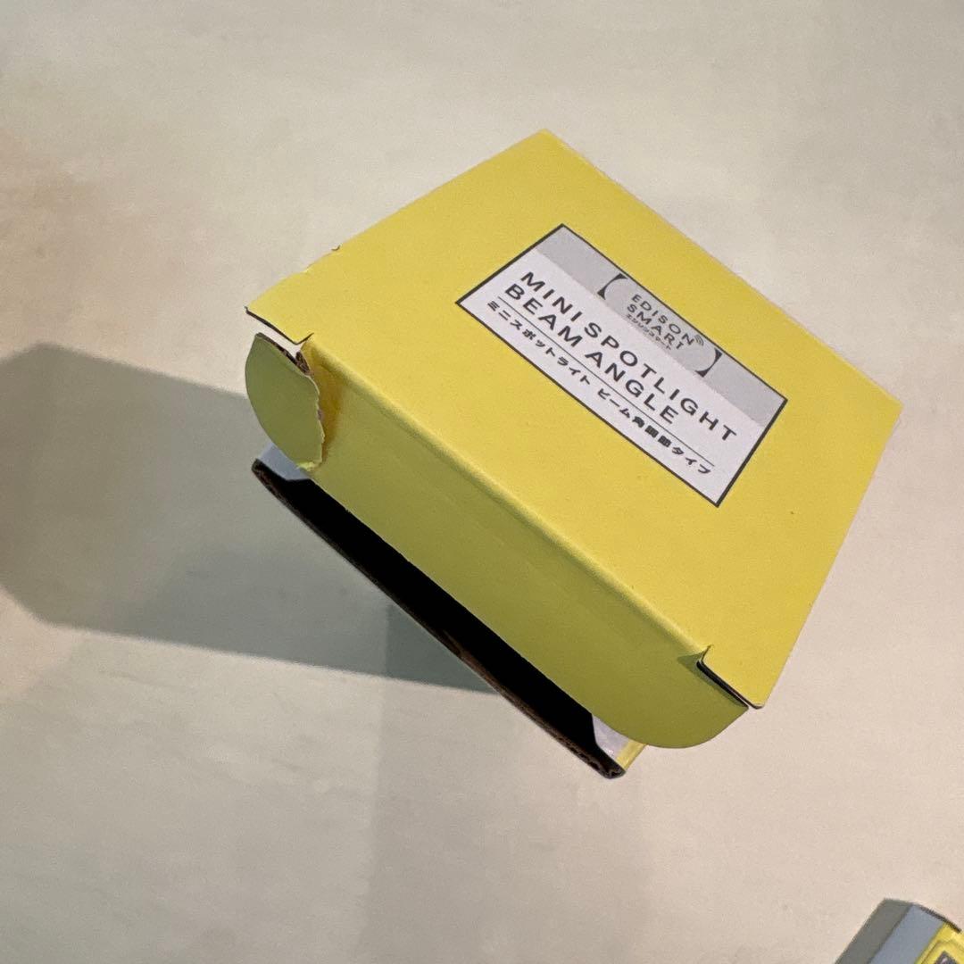 エジソンスマート ミニスポットライトビーム角調整タイプ2個　＋専用リモコン1個