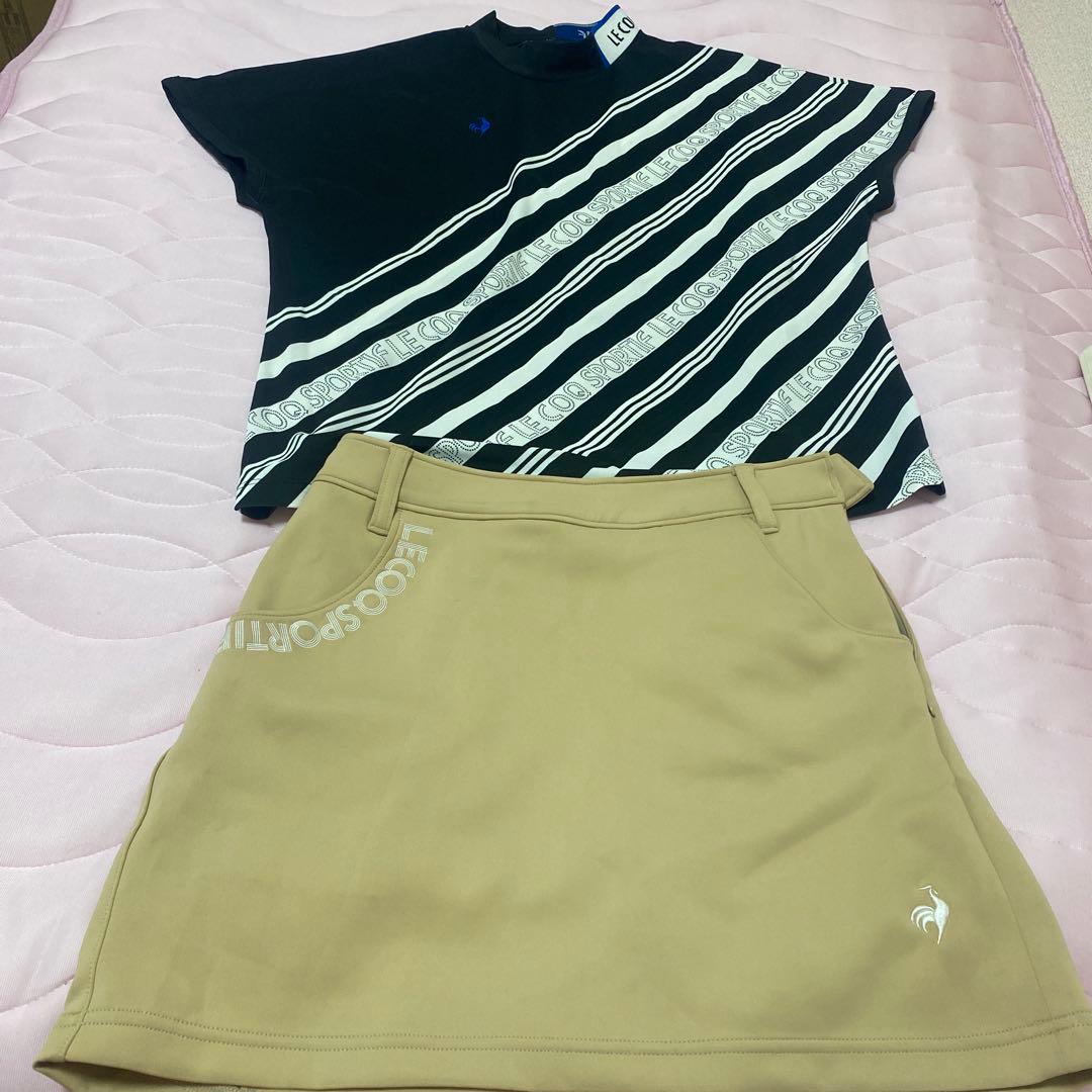 le coq sportif ゴルフウェア M ネイビー/ベージュ