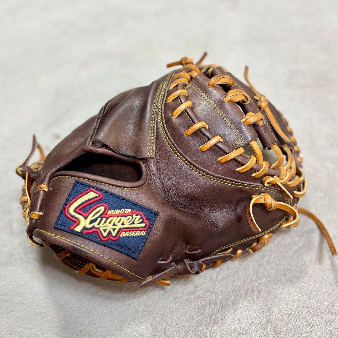 久保田スラッガー キャッチャーミット KSM-036 バーガンディ 軟式