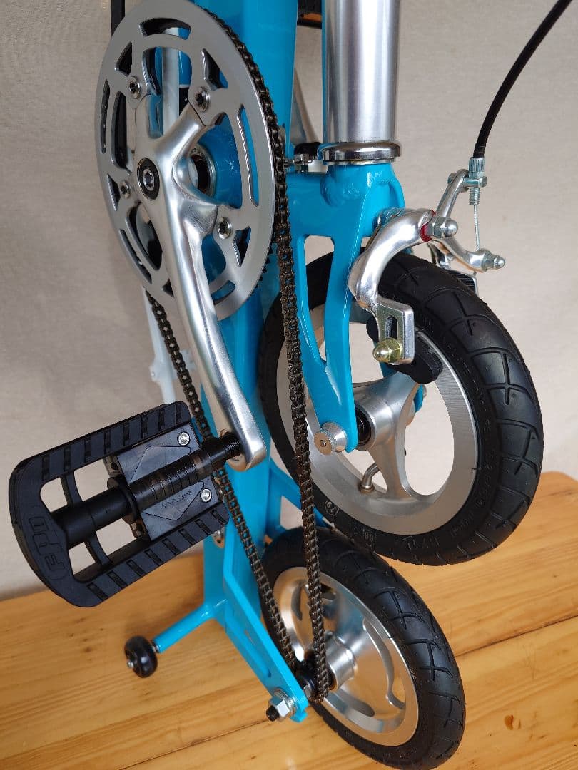 Pacific 折りたたみ自転車 青