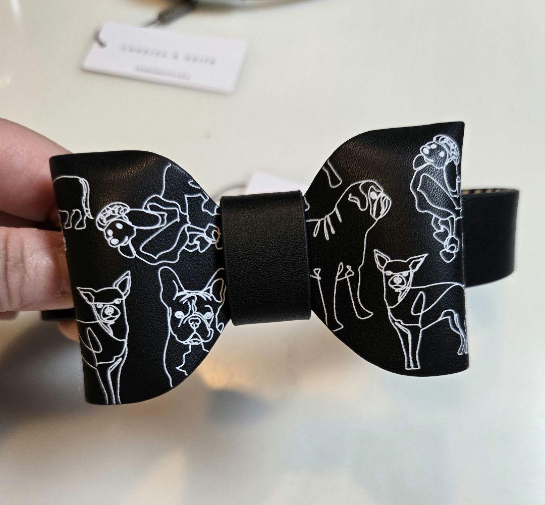 CHARLES & KEITH 犬用リボン首輪&リード