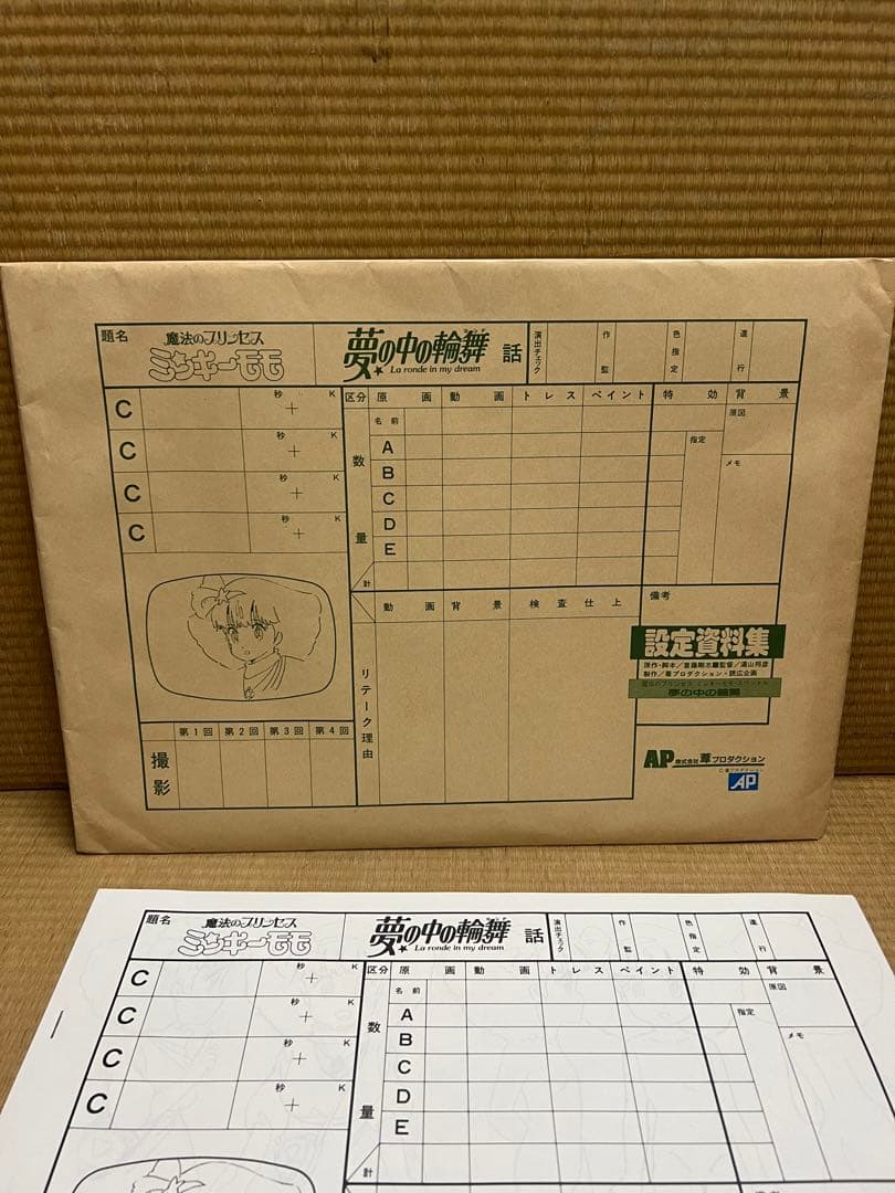 魔法のプリンセス　ミンキーモモ　スペシャル　夢の中の輪舞　設定資料集