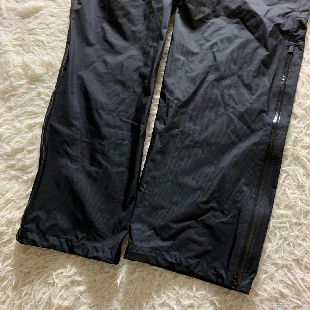 極美品■モンベル セットアップ 上下　ゴアテックス ブラック XL