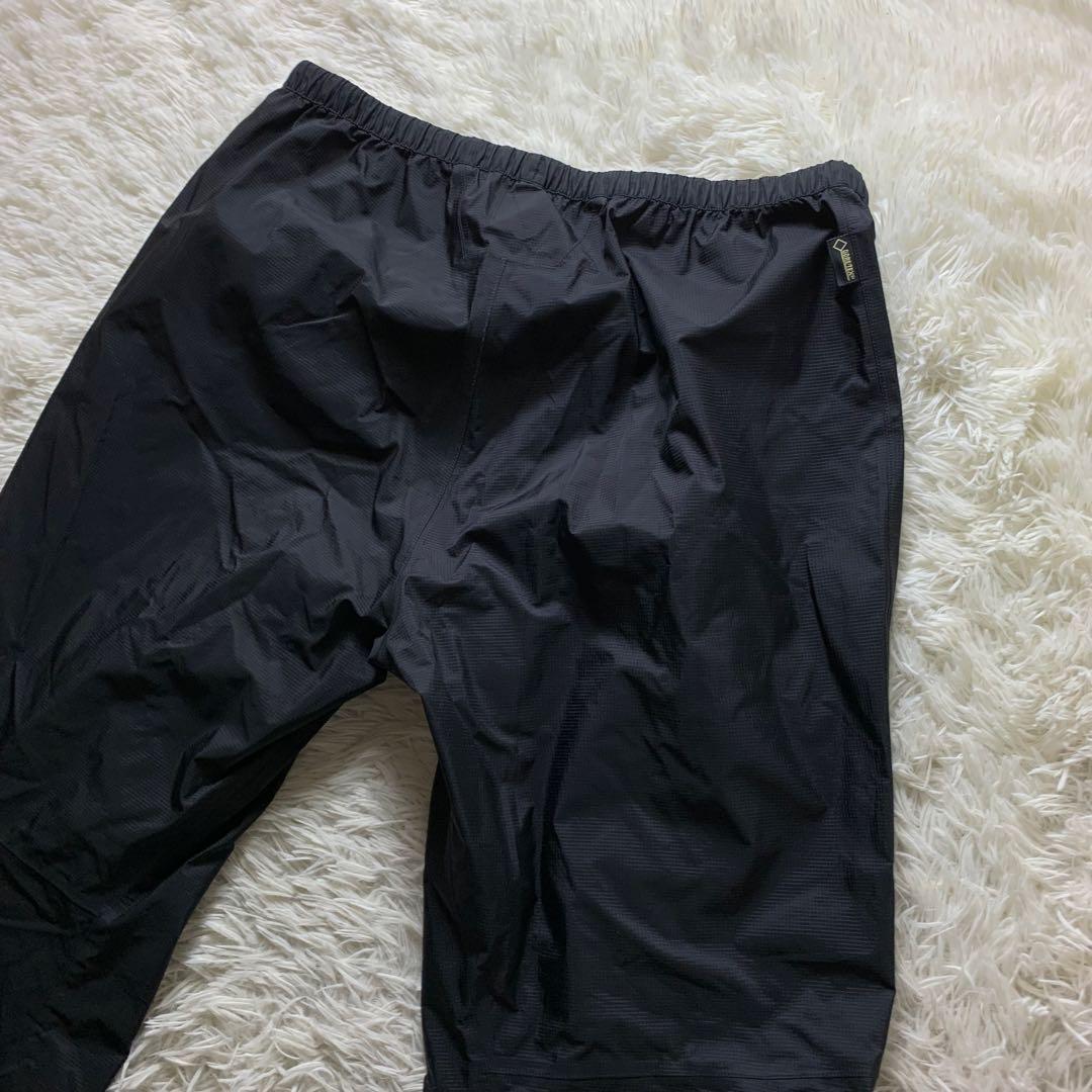 極美品■モンベル セットアップ 上下　ゴアテックス ブラック XL