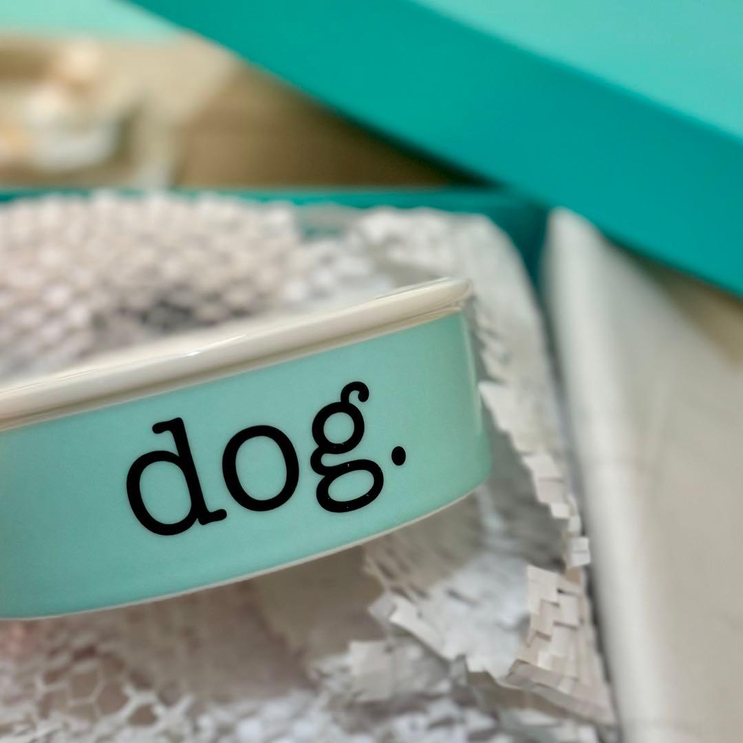 【新品未使用】【即日配送可】Tiffany & Co. ドッグボウル スモール