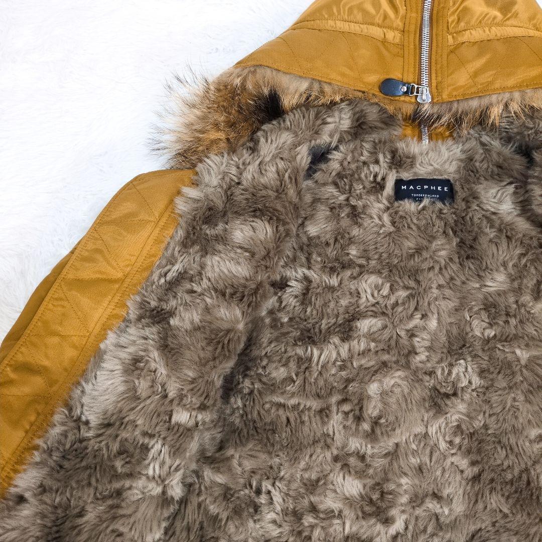 トゥモローランド　マカフィー　　N-2B　裏ボア　モッズコート　ラクーンファー