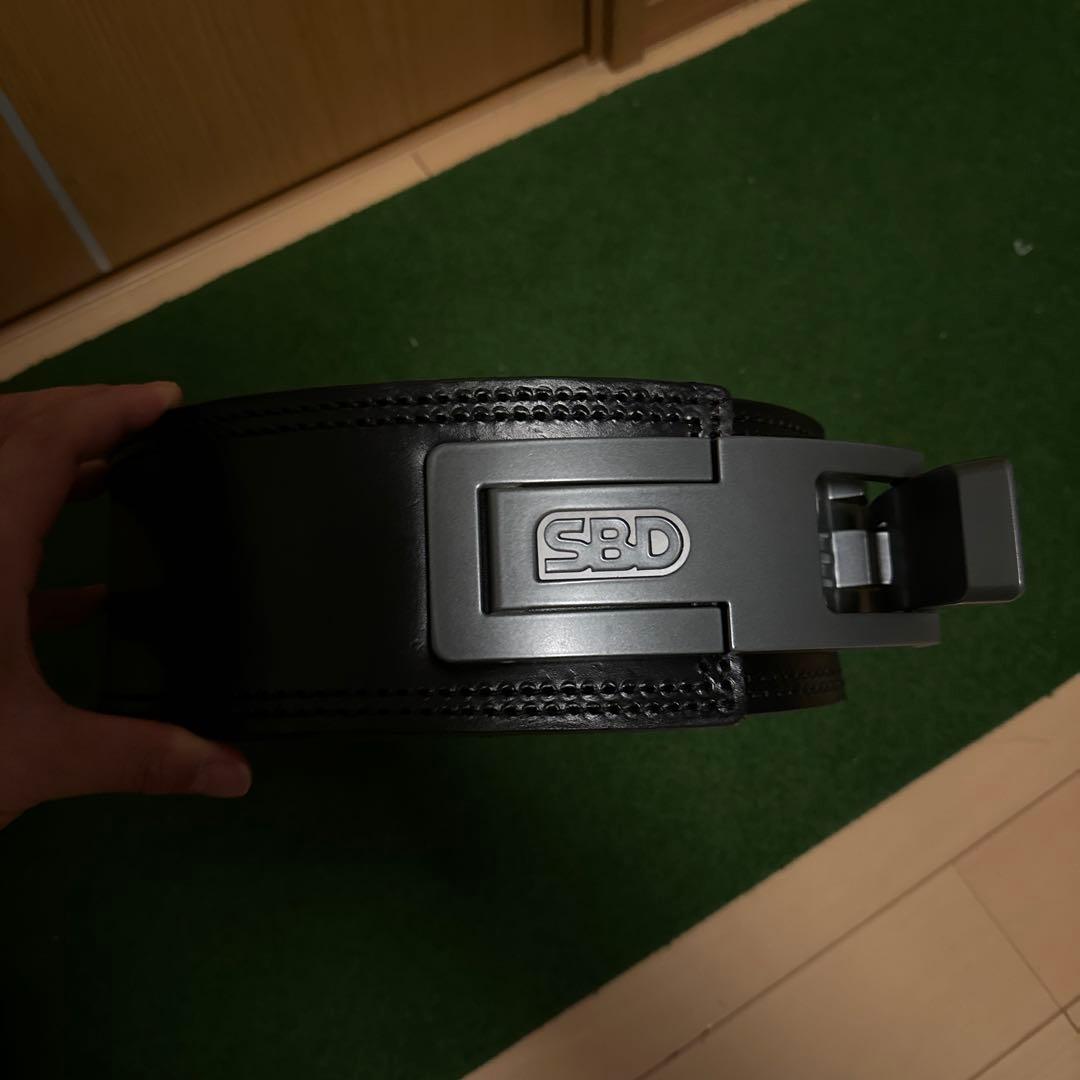 SBDトレーニング・パワーベルト 黒/赤