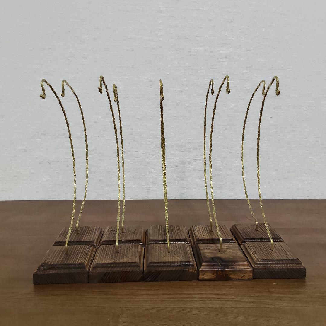 リスタ　真鍮　ツイスト　ランタンスタンド　10セット