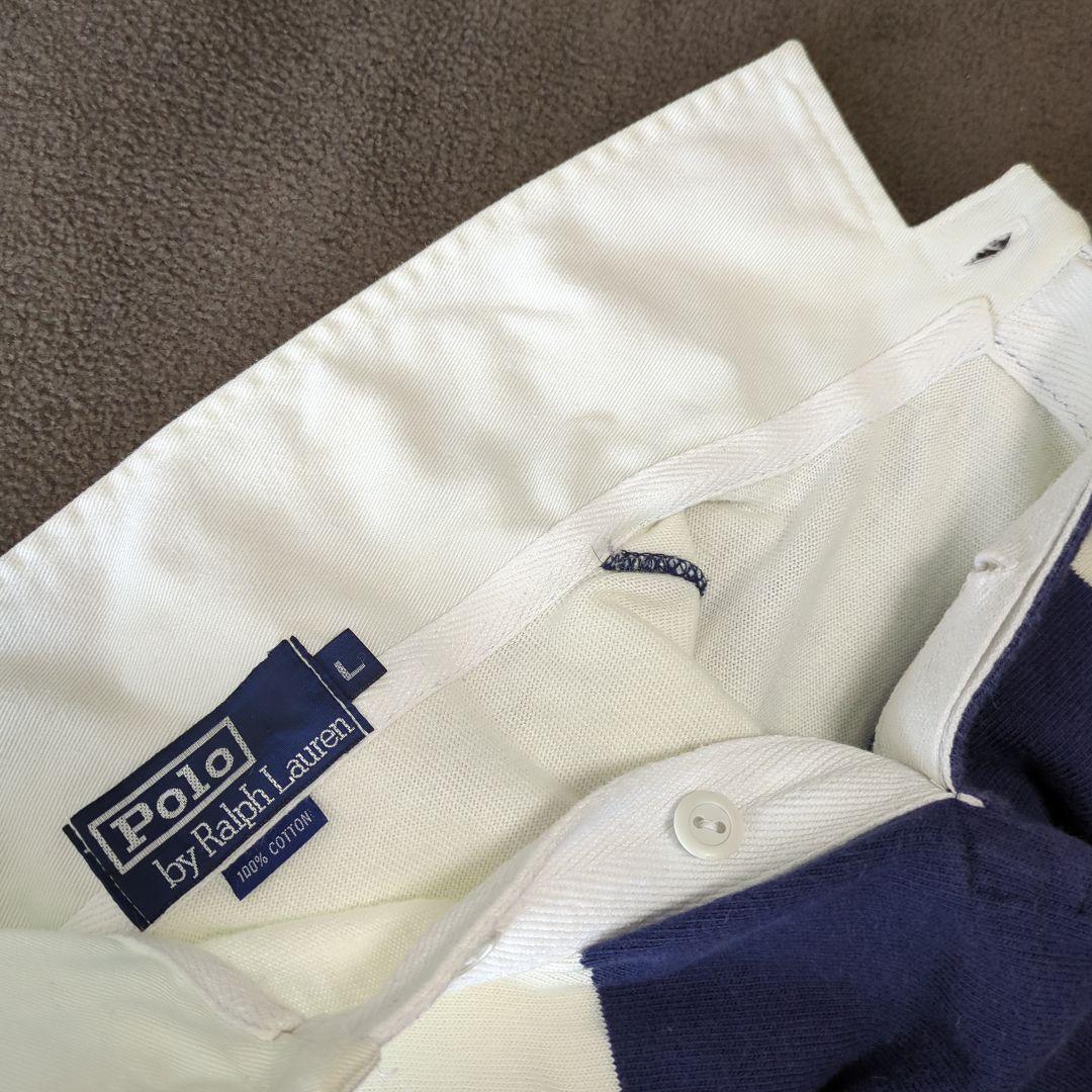 【人気色】90s Polo by Ralph Lauren ラガーシャツ