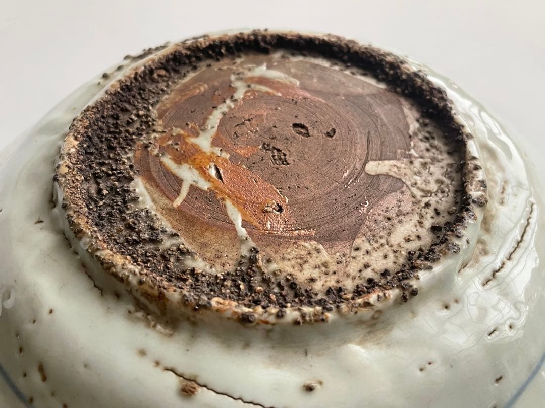 骨董　アンティーク　呉須　染付　鹿花文様　七寸皿　漳州窯　明　呉須手