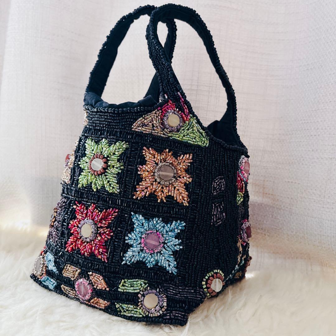 imayin イマイエン ビーズバッグ ビジュー ミニバッグ ハンドバッグ