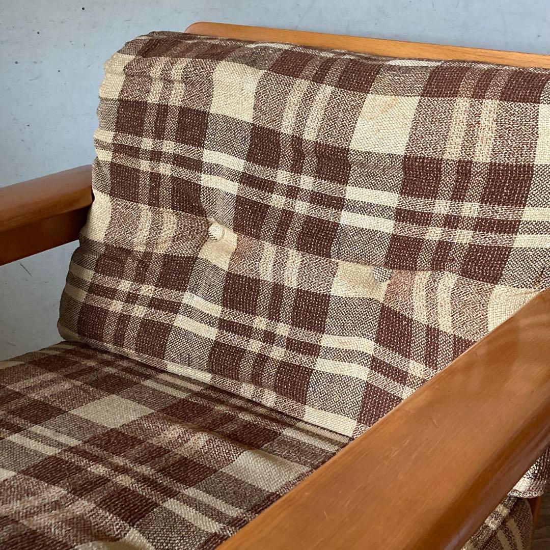 ヴィンテージ オールドカリモク 1人掛け ソファ イージーチェア 1