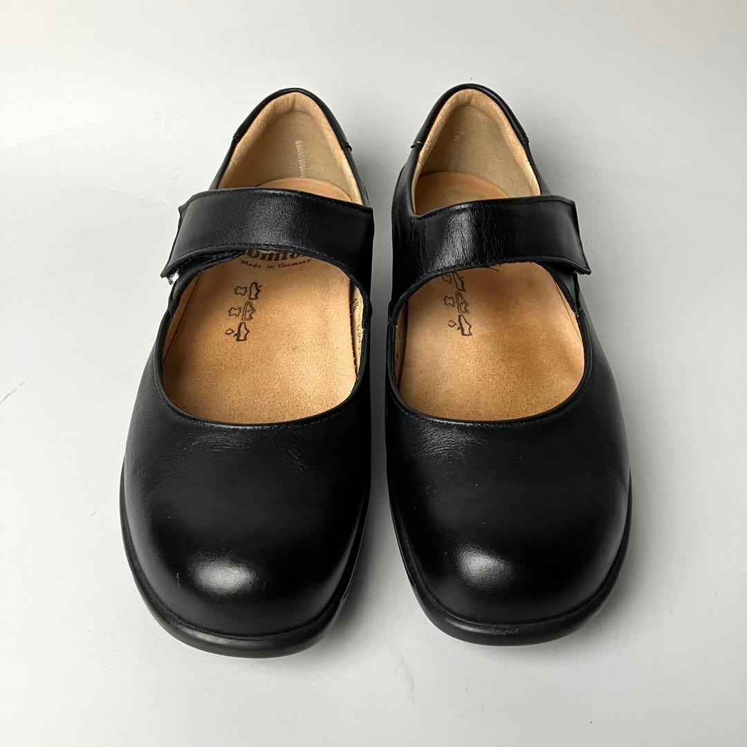 【未使用級】Finn Comfort メリージェーン　ストラップ　黒　23.5