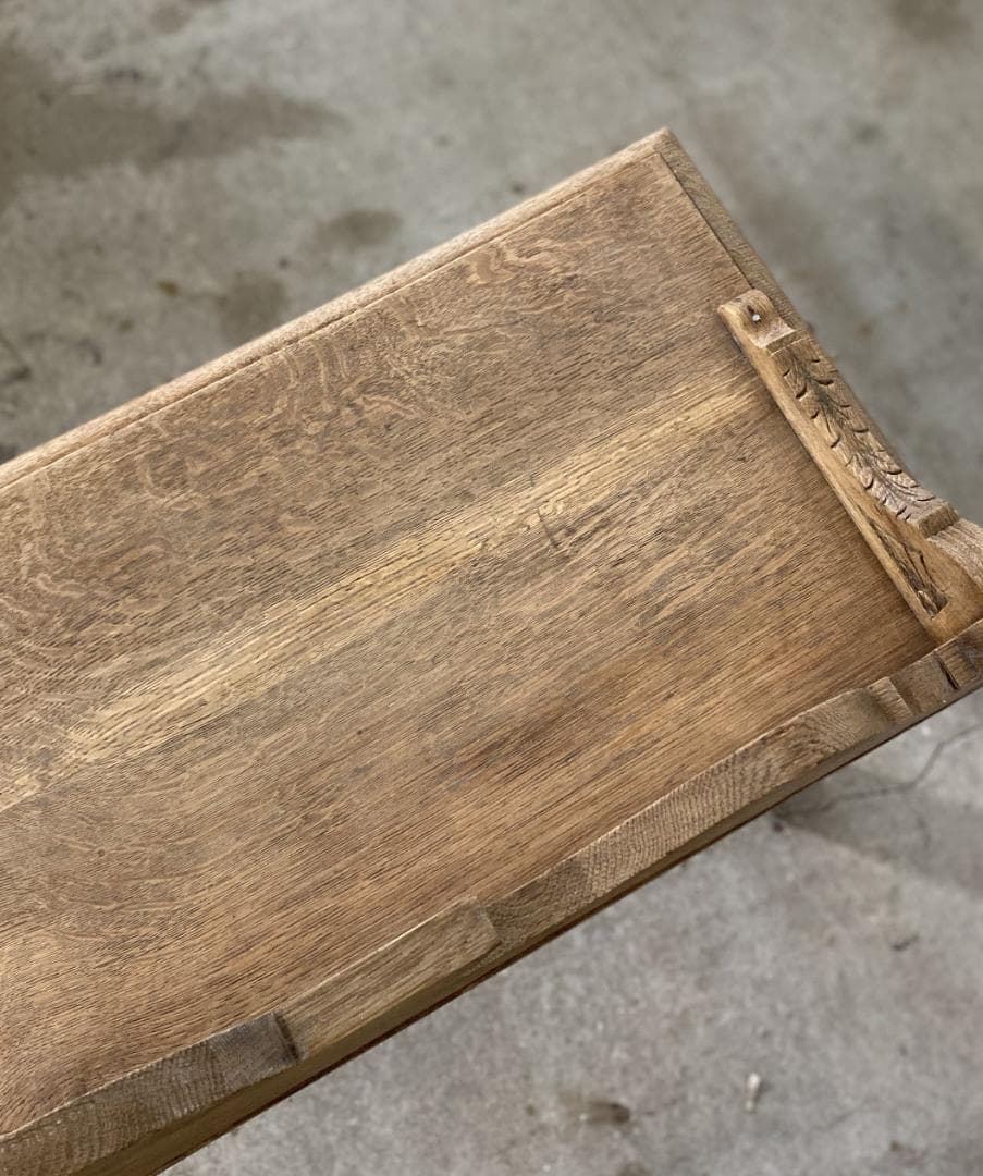 フランス アンティーク Carved Oak Hall Table テーブル