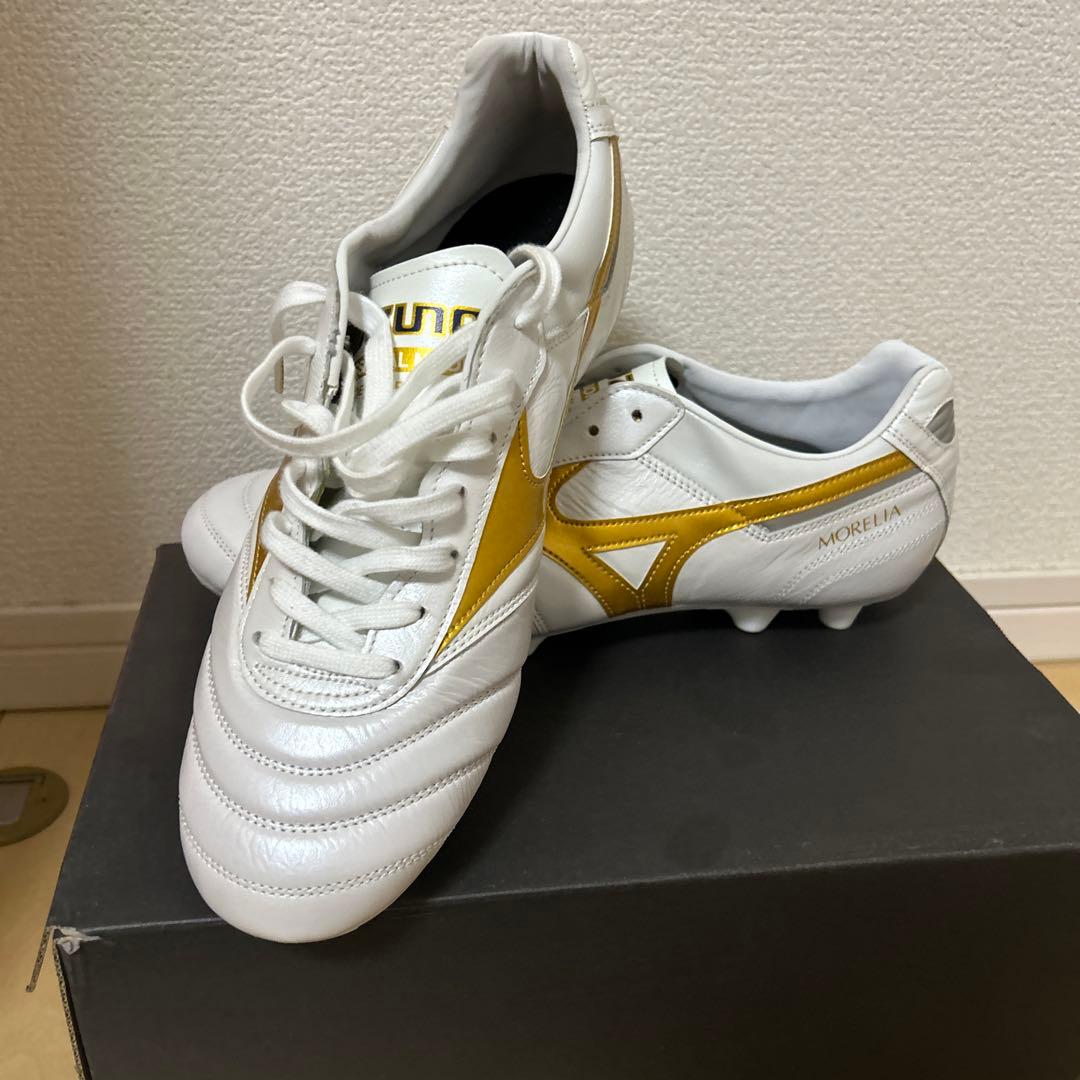 Mizuno Morelia II Japan ホワイト/ゴールド 27.5cm