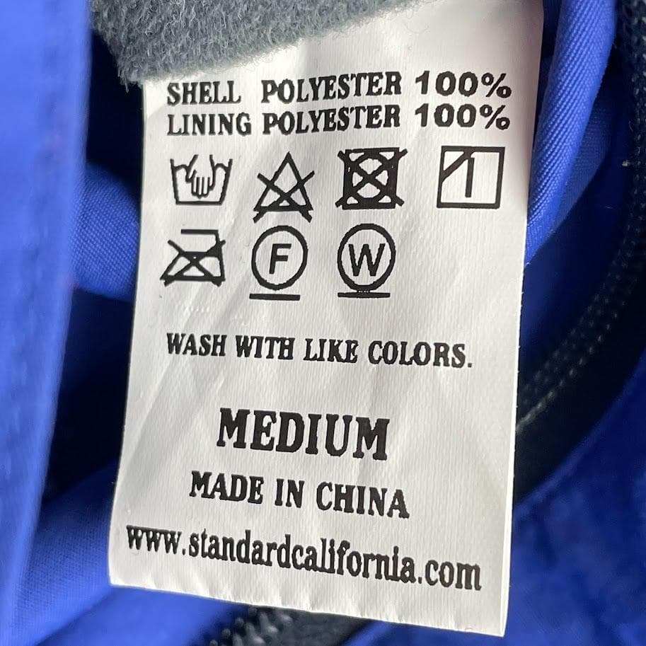 美品●STANDARD CALIFORNIA● ナイロン・フリースジャケット M