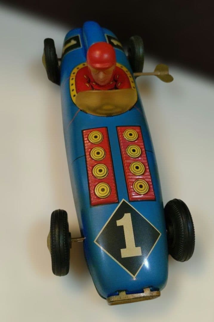 RUSS BERRIE ぜんまいブリキ スポーツカー