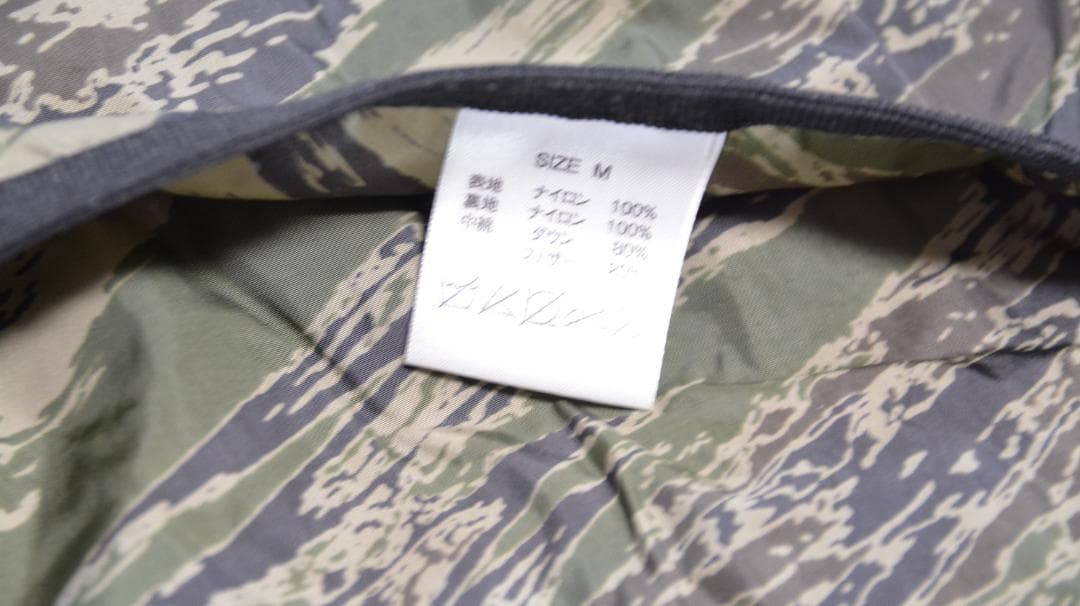 BACK CHANNEL x NANGA リバーシブル ダウン ベスト