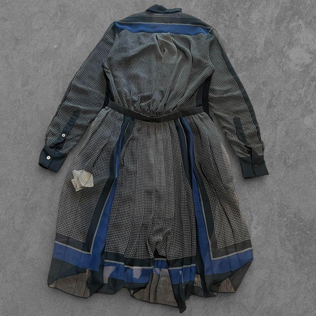 sacai ドッキングウールニットワンピース2321 size 1