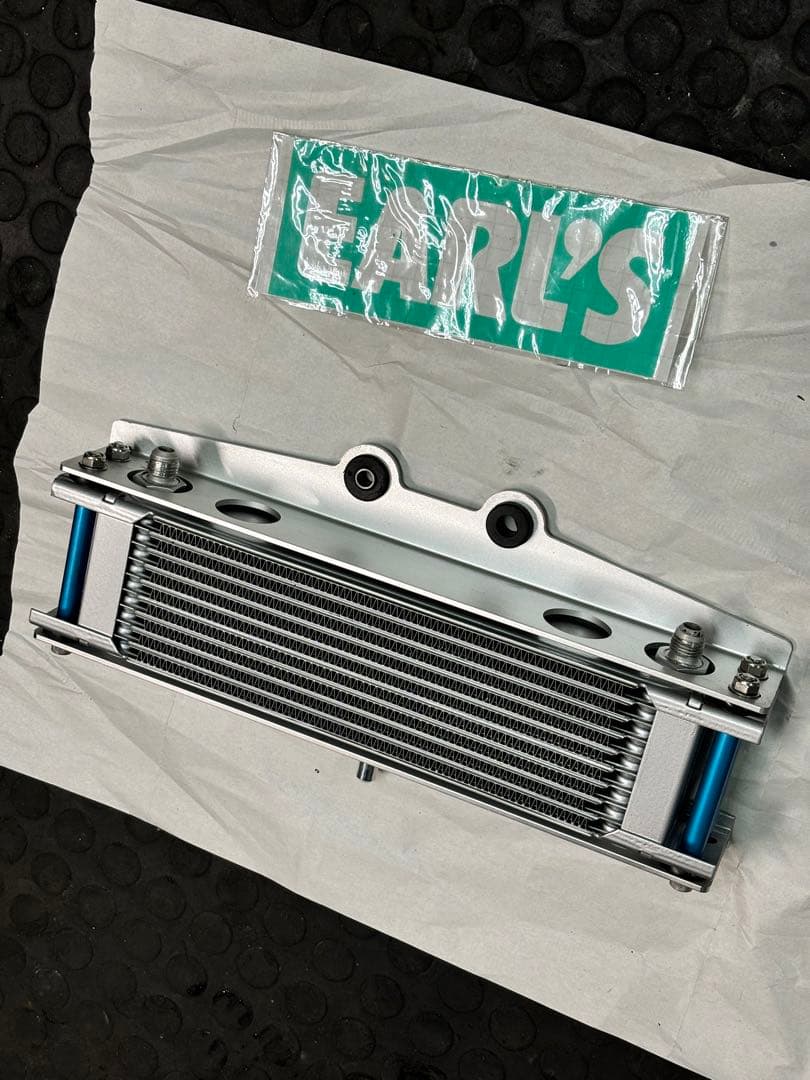 Active オイルクーラー9段 メッシュホース フィッティング XJR400