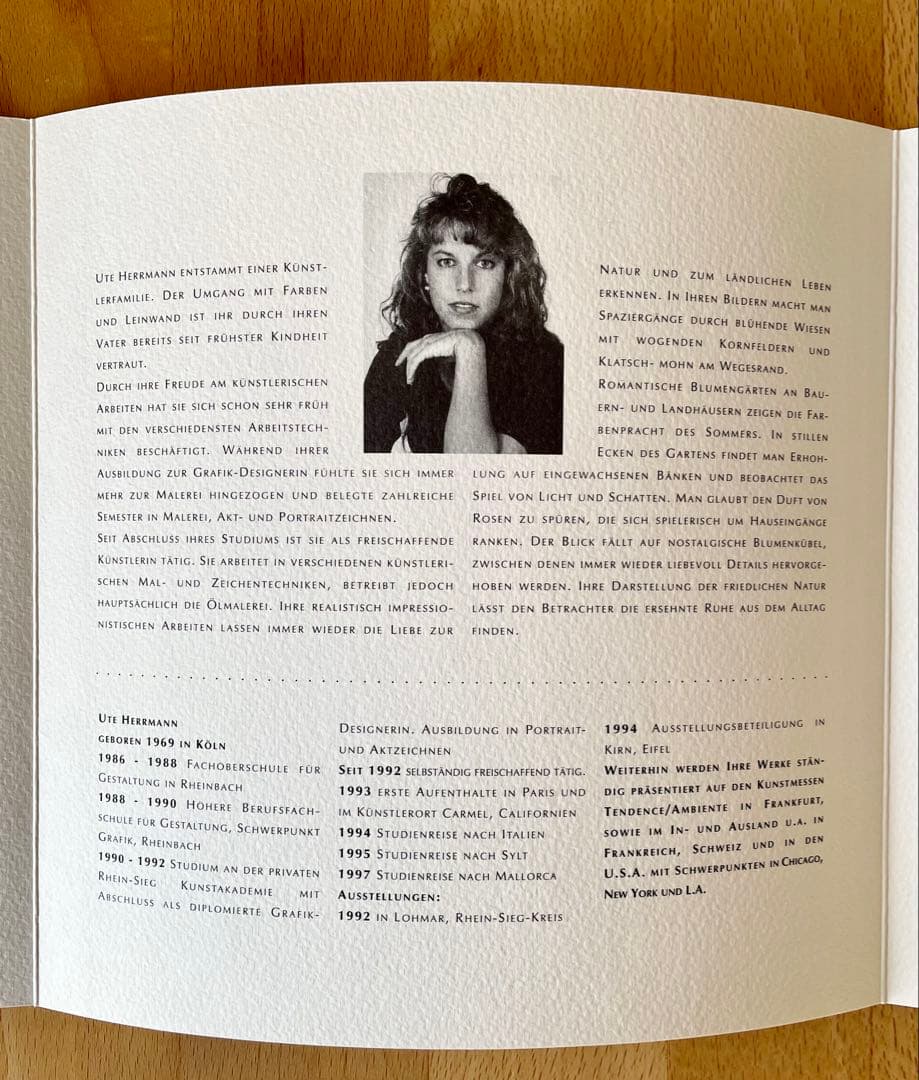 真作 油彩肉筆画　ウット・エルマン　『ひまわり畑のヴィラ』