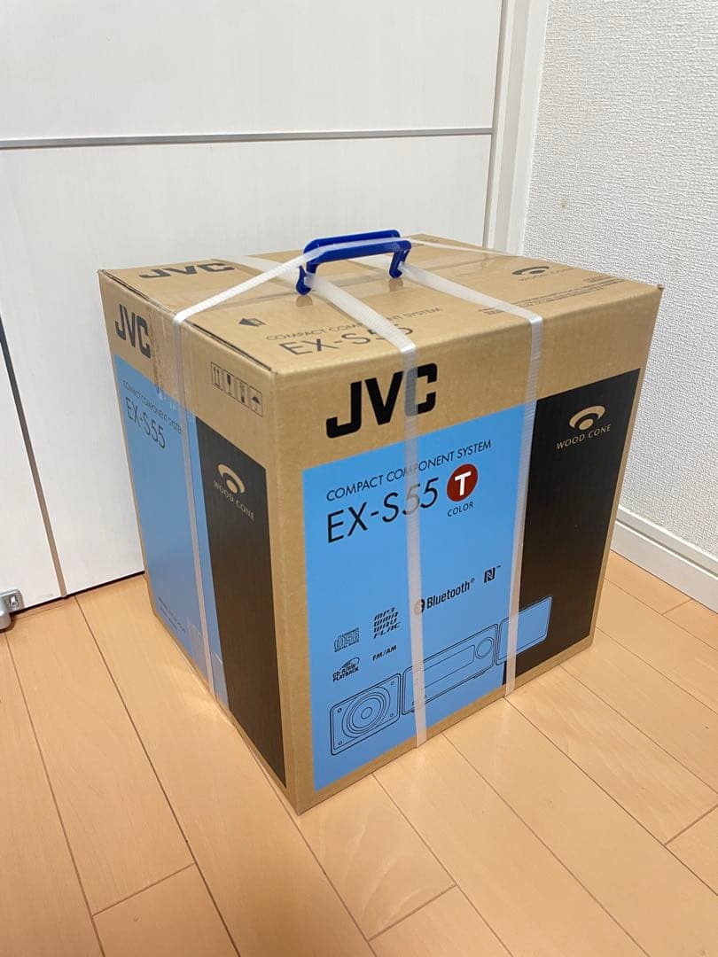 【新品未開封】JVC EX-S55 コンパクトコンポ ブラウン