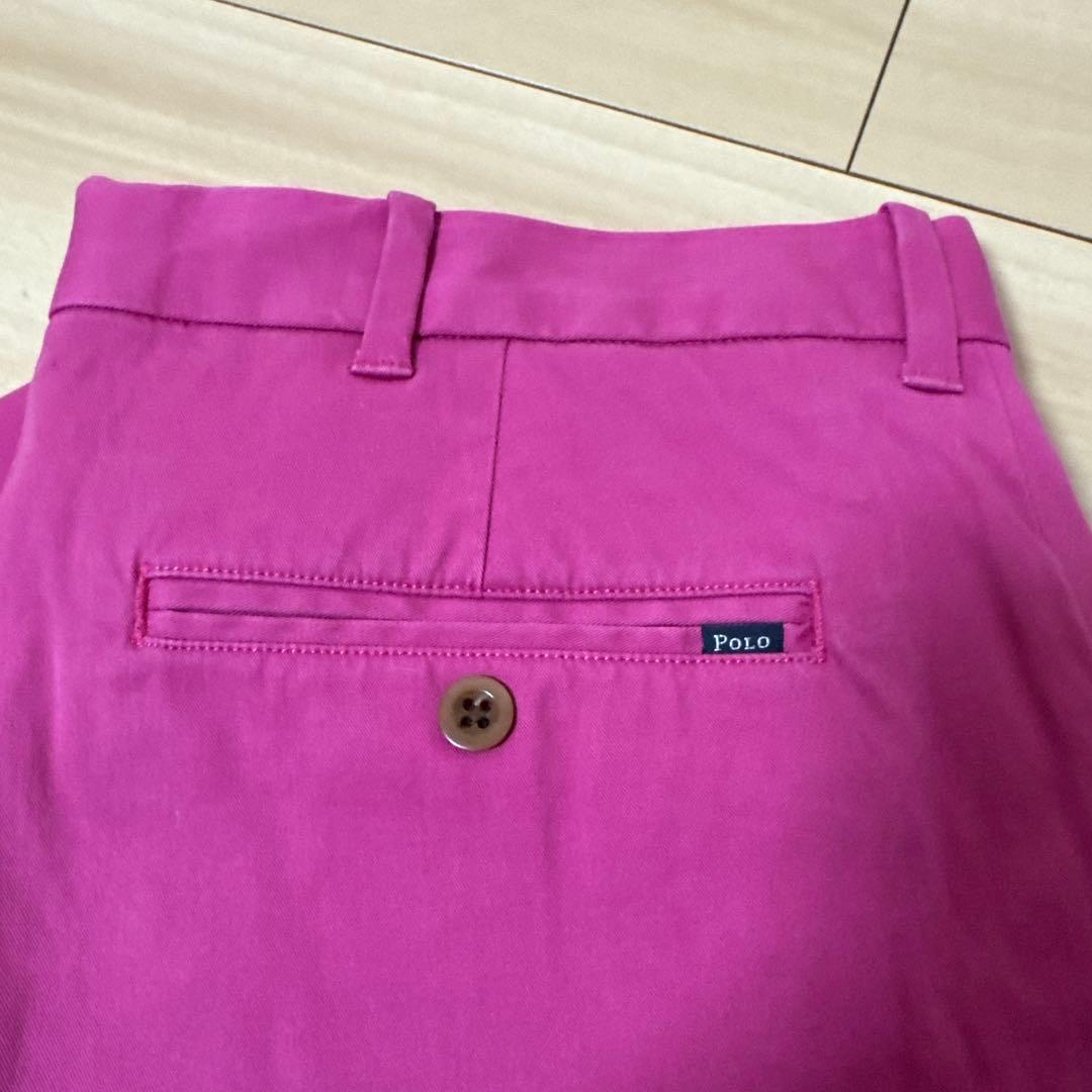 Polo ピンク ネイビー パンツ セット