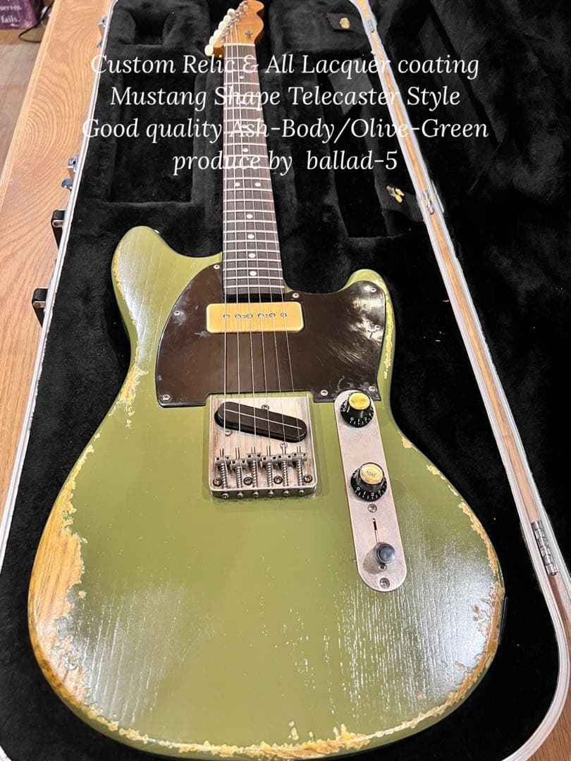 ⭐︎Custom Relic Mustang shape Telecaster⭐︎