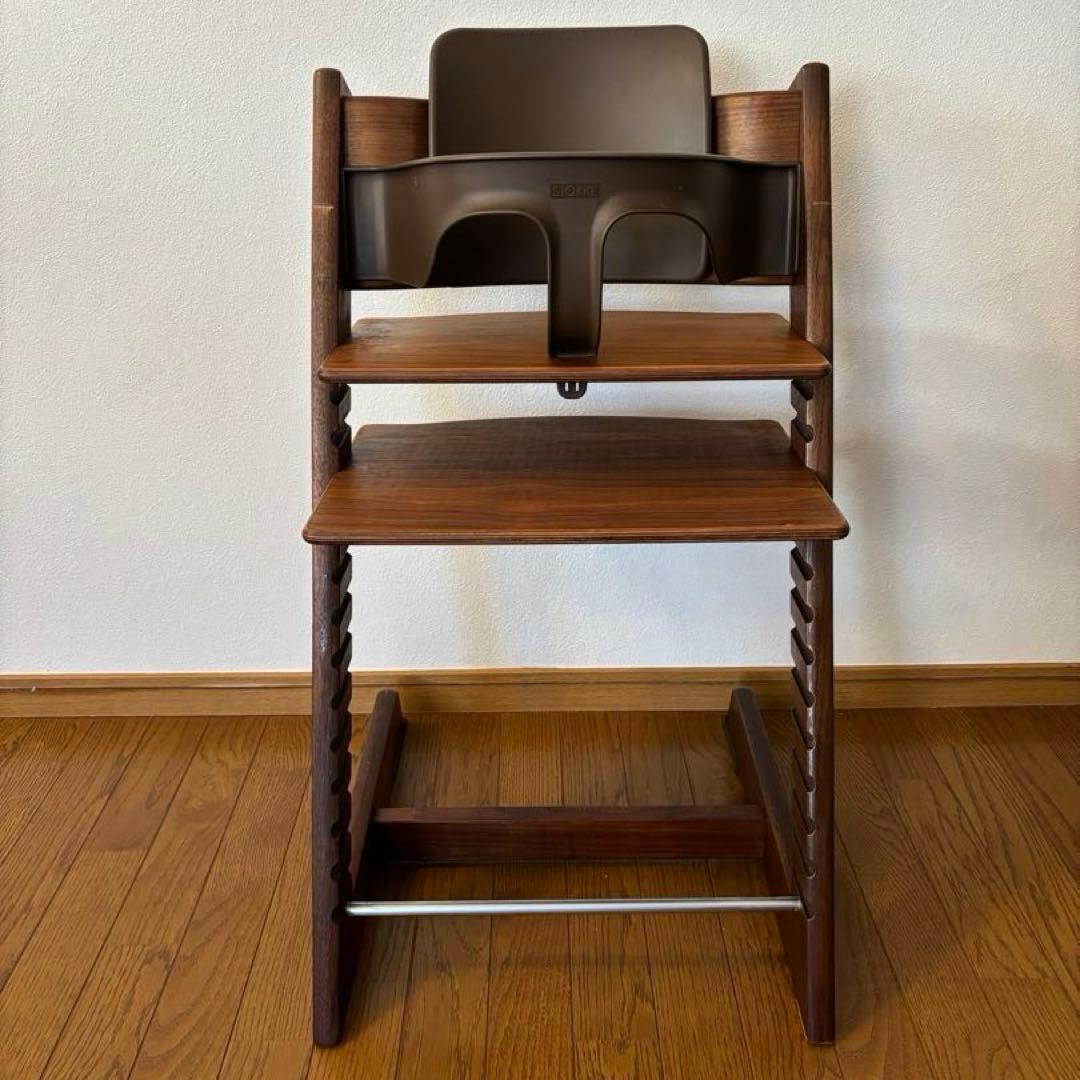 ストッケ　トリップ トラップ　ベビーセット　アメリカンウォールナット　オーク