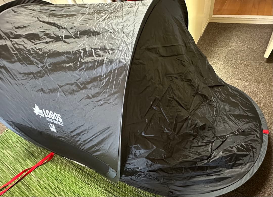 LOGOS(ロゴス)UV ワンタッチテント ポップアップテント ブラック 黒