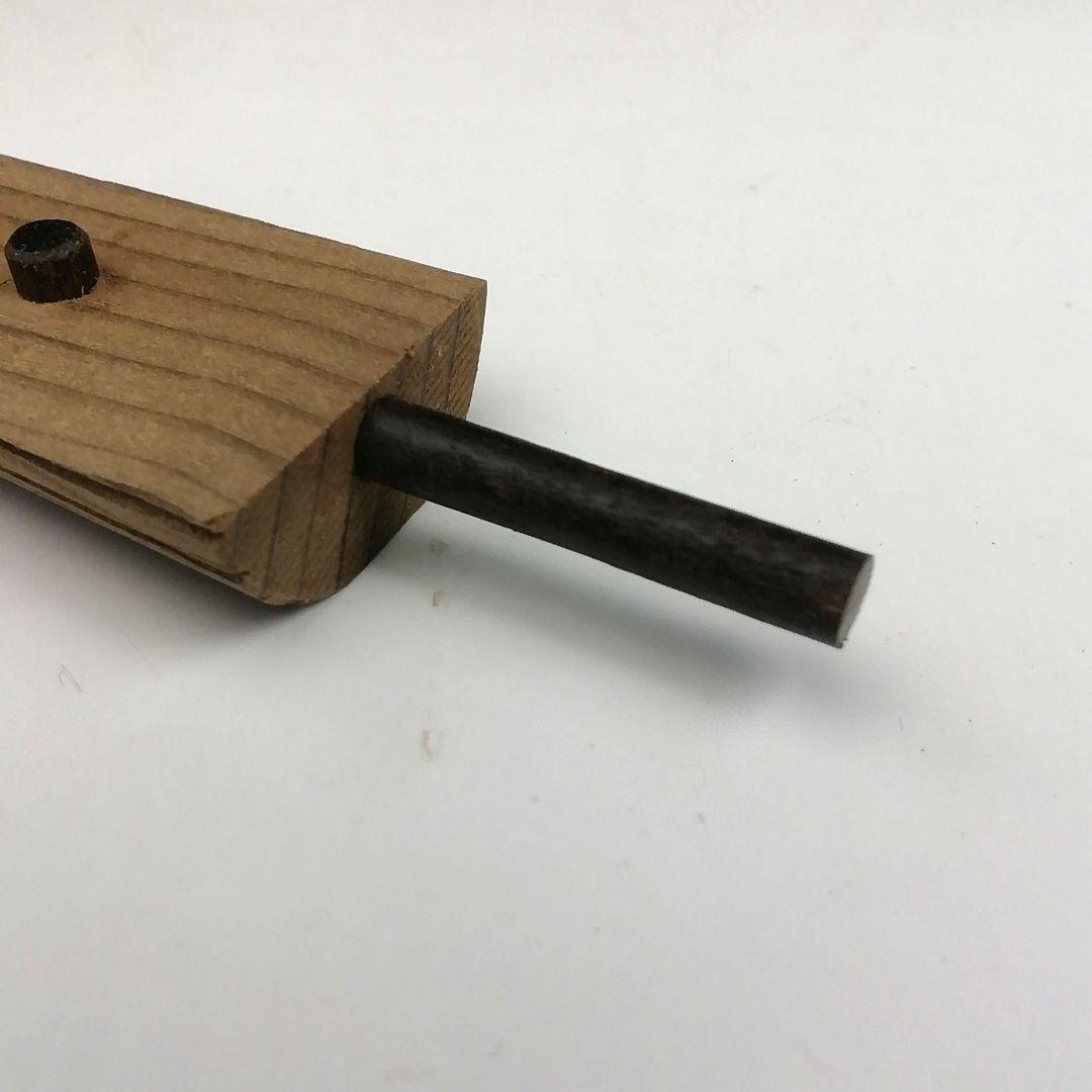 Ｔ８３７　香合　『神代杉　傘香合』『畑幸春 作』　共箱　茶道具