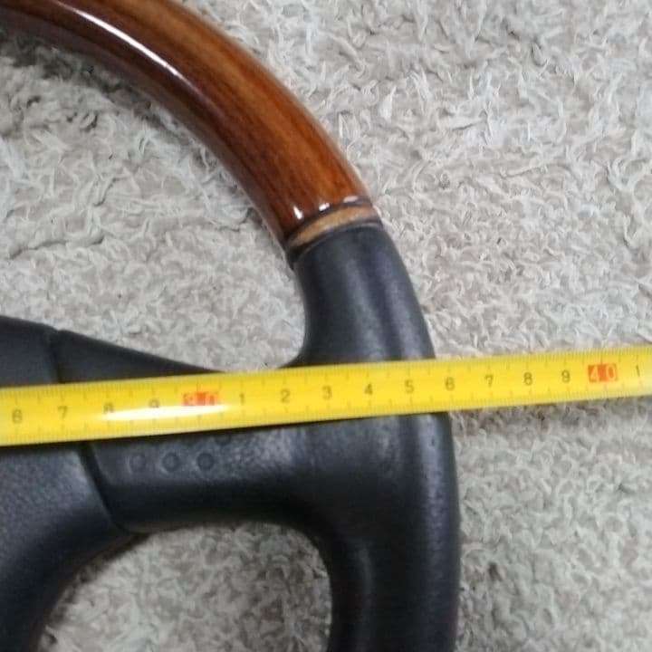 MOMO ステアリングモモウッドブラック36センチ