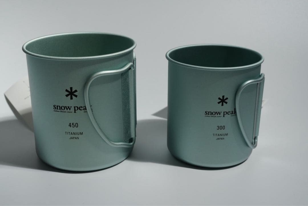  peak チタンマグカップ 450ml 300ml セット