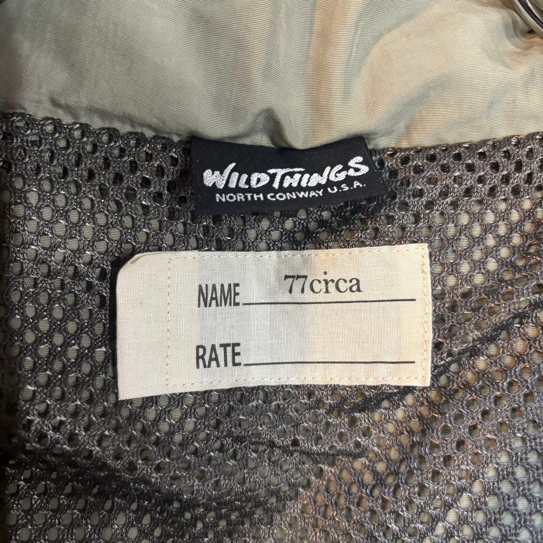 77circa × WILD THINGS モンスターパーカー カーキ