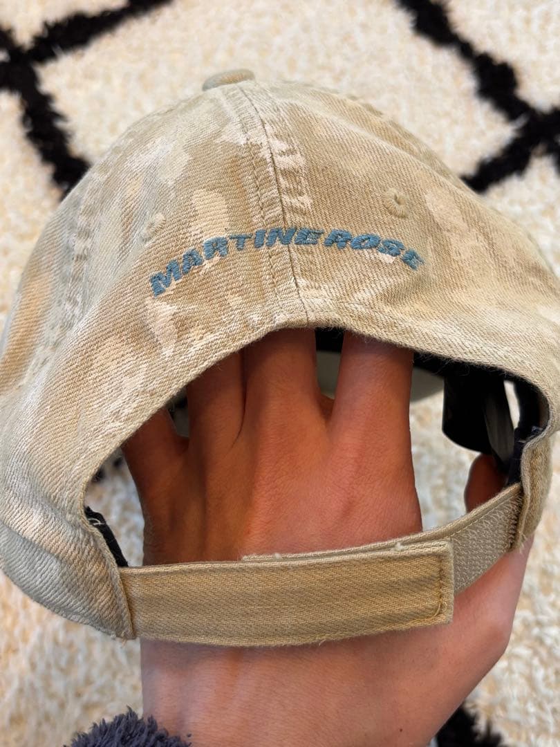 Martine Rose ROLLED BACK CAP 確実正規品