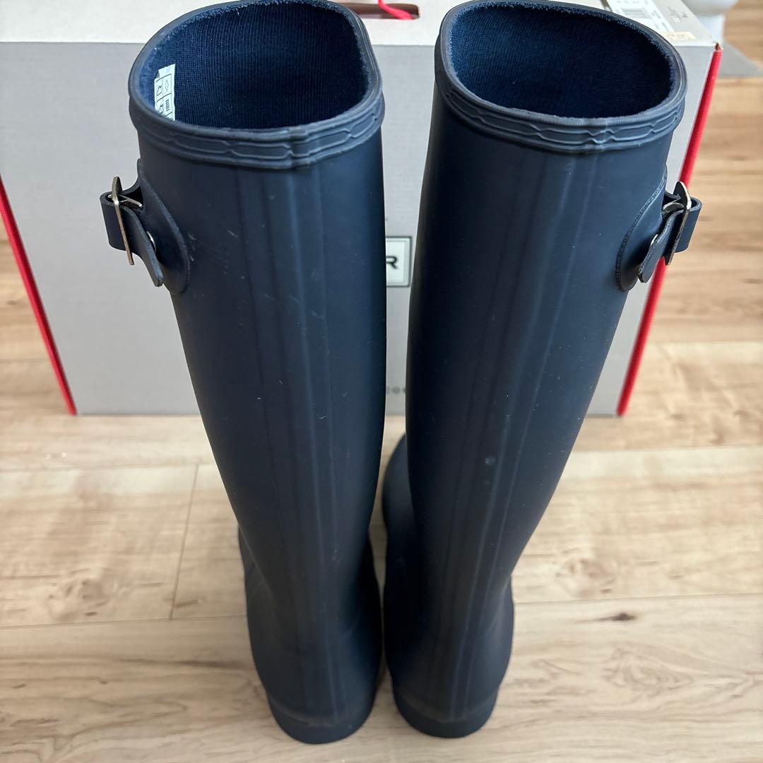 【新品未使用】ＨＵＮＴＥＲ レディースレインブーツ　UK5 US7 EU38