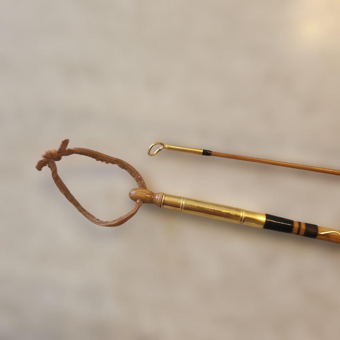 レア　未使用　超美品　　　　　　　オランダ　g&g バンブーロッド革ケース付き