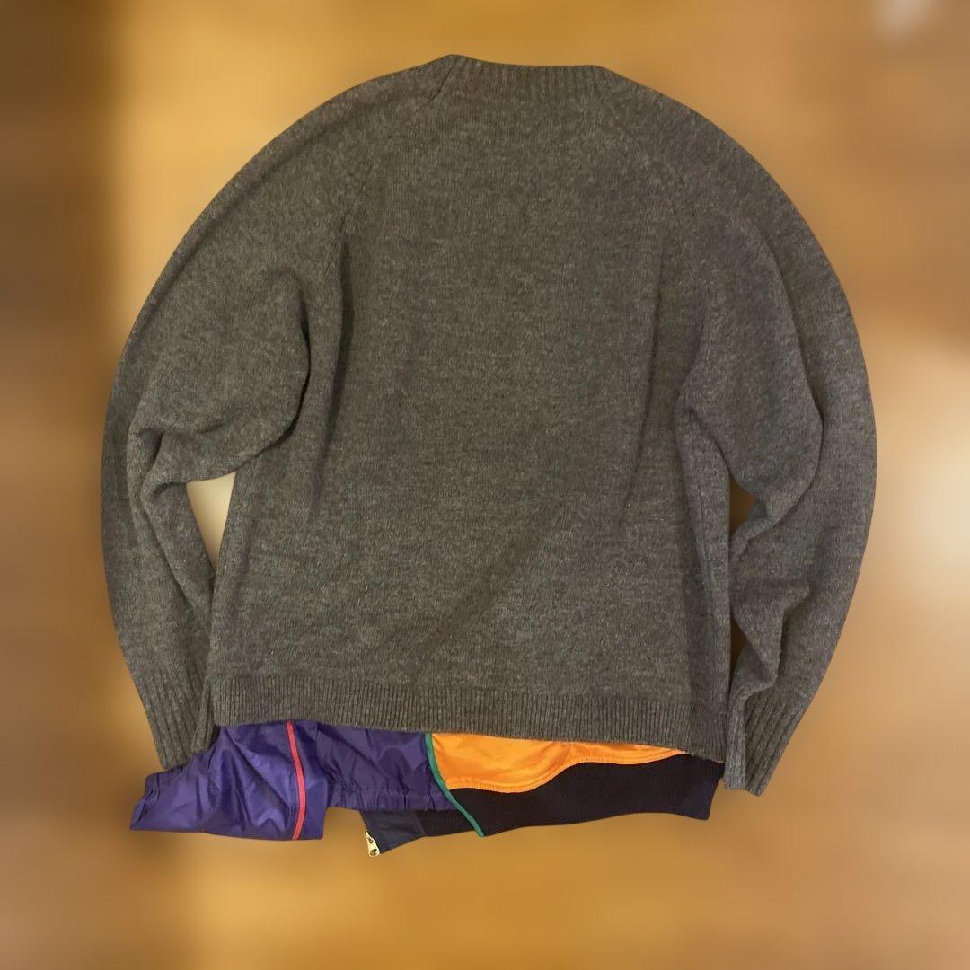 kolor 21AW ウールレイヤードニット 3