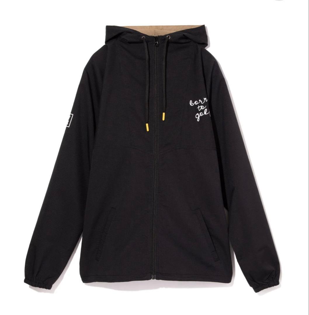 新品未使用【デヴァロー ゴルフ】 メンズ ドットエアーWRブルゾン ブラック Ｍ