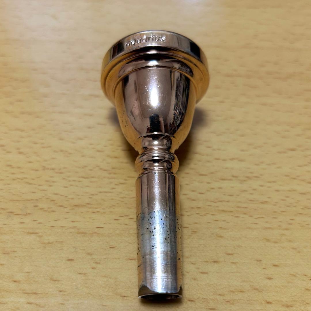 トロンボーンマウスピース ウィリーズアクエリアス　ピンクゴールド　太管用　中古