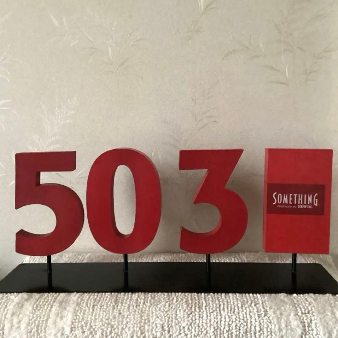 EDWIN 〈SOMETHING〉503看板