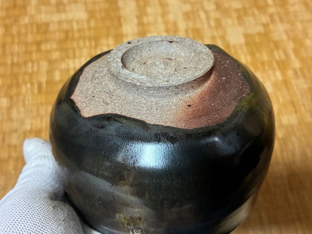 茶道具 上神焼 茶碗 作家物 共箱