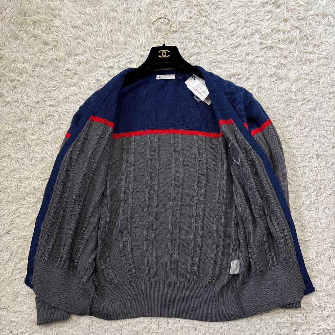 タグ付き☆希少【ジバンシー　プレイ】ロゴ刺繍ワッペン　ウール　バイカラー　L