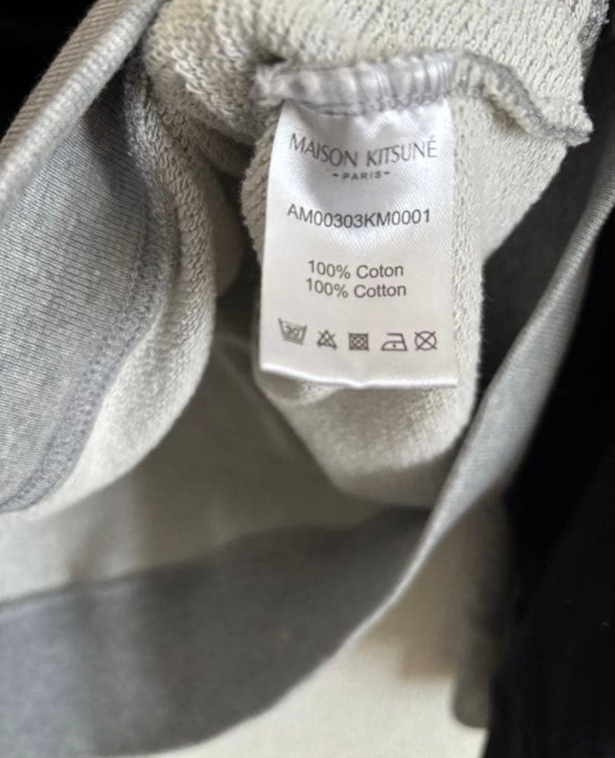 MAISON KITSUNÉ グレー スウェットM